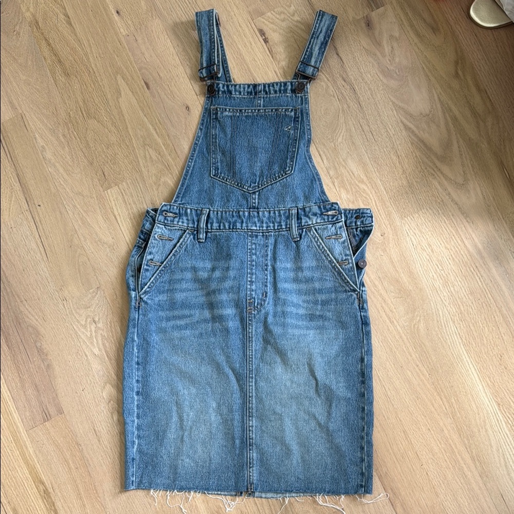 Hidden Blue Denim Overall Dress size small